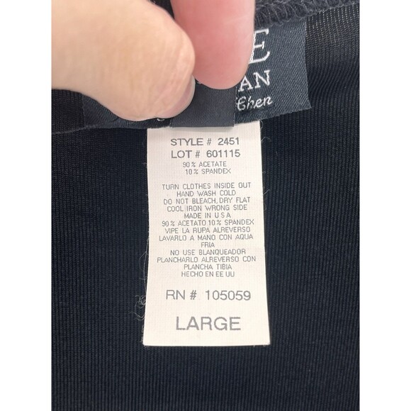 Vintage Xscape Top Women L Y2K 90s Fairy Grunge Whimsigoth Floral Witchy Sparkle - Picture 5 of 8